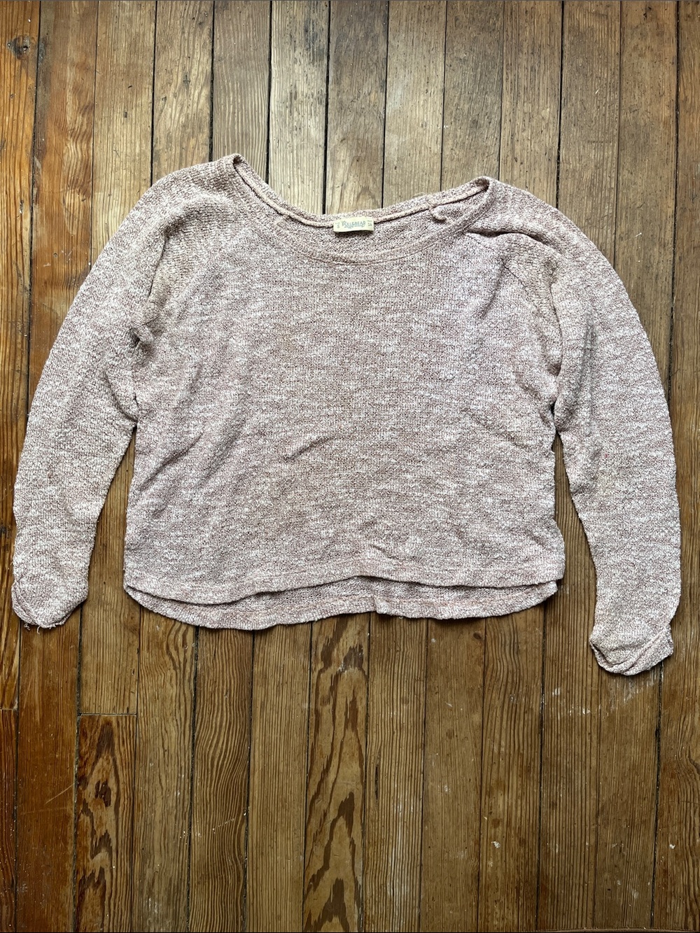 Pull&Bear women's light mauve knit sweater
